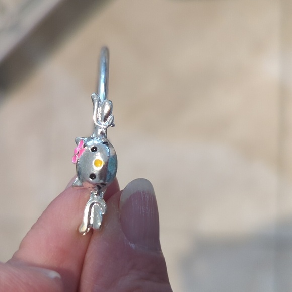 unbranded Jewelry - Silver Hello Kitty Bracelet with Pink Accents